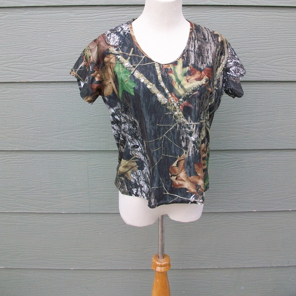 Hatchie Other - Hatchie Womens Sleep Top Sz M Camo PJ Tee Shirt